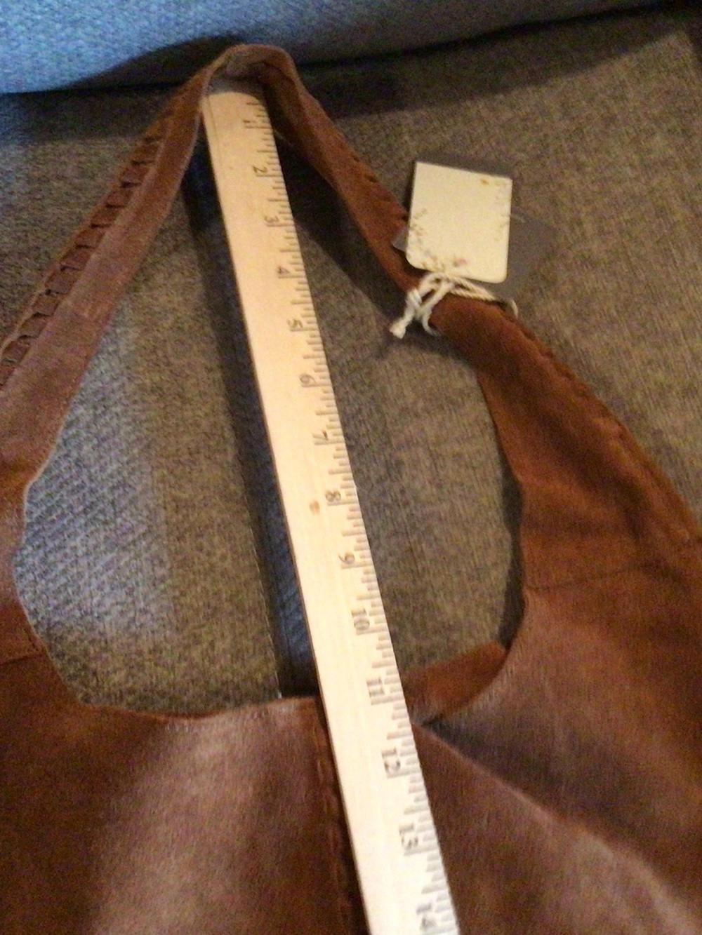 Haute Hippie / Chestnut Brown Slouchy Suede Festival Hobo Bag - NWT - Picture 14 of 14